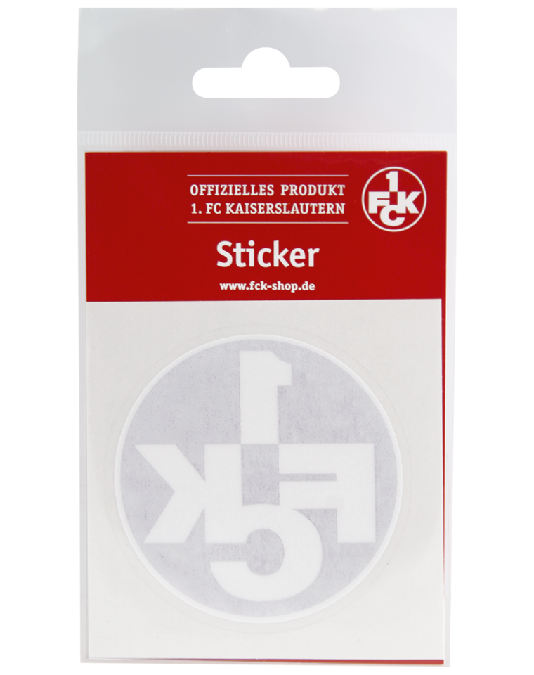 1. FC Kaiserslautern Sticker  - rund 5,7 cm