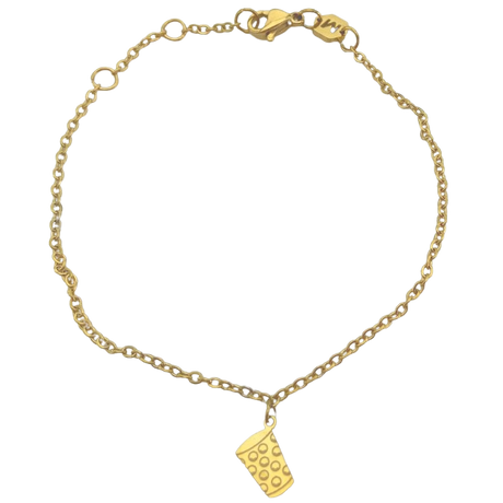 Dubbeglas Armband - Gold