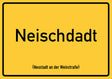 Neustadt an der Weinstraße (Neischdadt) - Ortsschild Magnet, Pfalz Shop