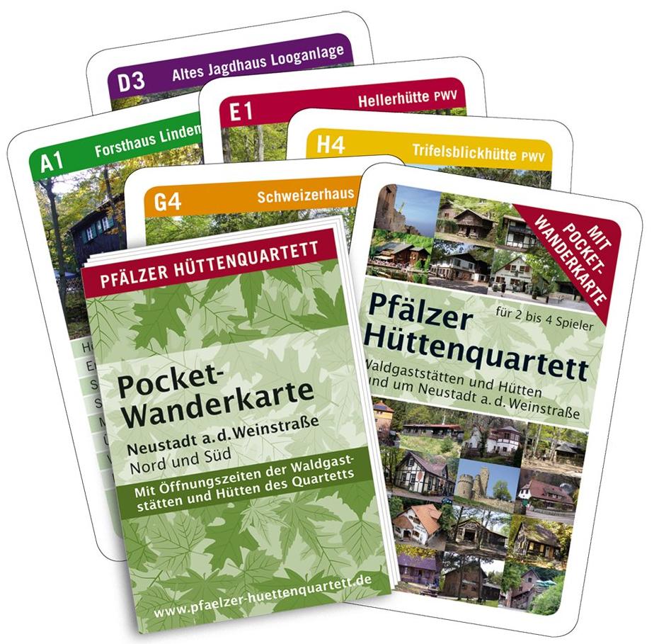 Pfälzer Hüttenquartett Kartenspiel - Spielkarten