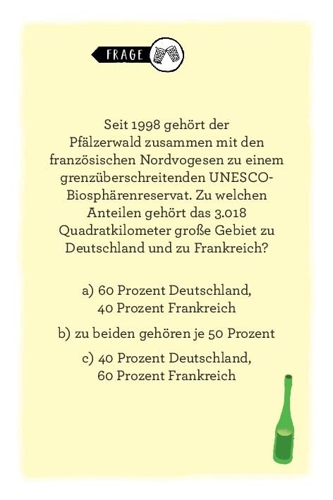 Pfalz - Das Heimat Quiz, Spielkarte