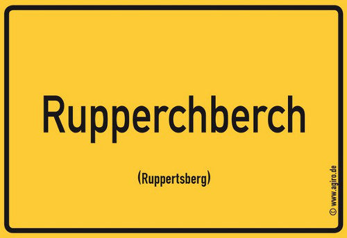 Ruppertsberg - Rupperchberch Aufkleber