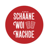 Schääne Woinachde Button Ø 25 mm, Pfalz Shop