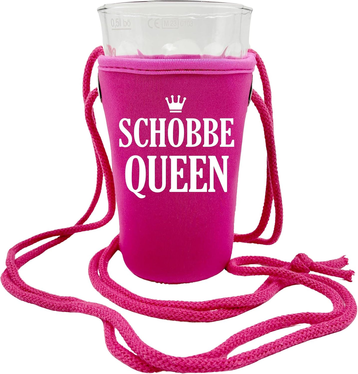 Schobbe Queen Dubbeglashalter - pink