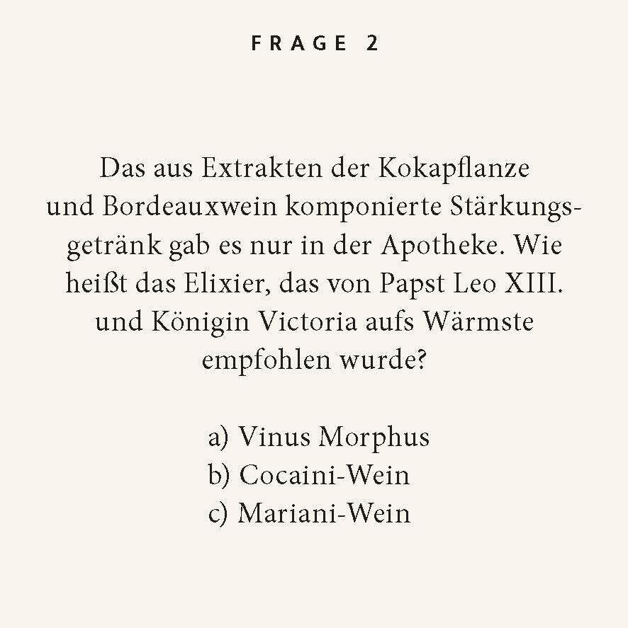 Wein Quiz - Spielkarte