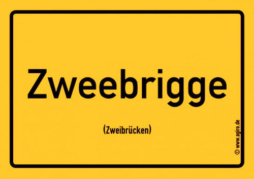 Zweibrücken - Zweebrigge Aufkleber